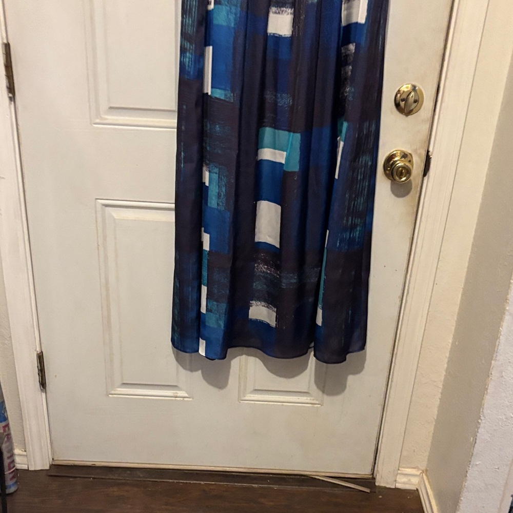 Ann Taylor Blue and White Maxi Dress -NWOT - Picture 3 of 7